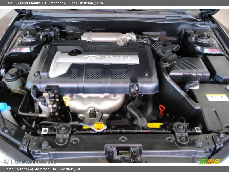 Black Obsidian / Gray 2005 Hyundai Elantra GT Hatchback