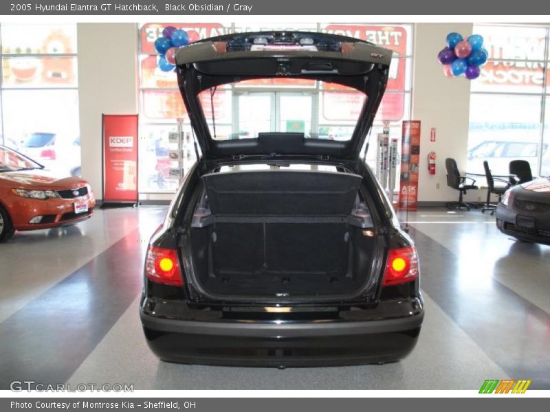 Black Obsidian / Gray 2005 Hyundai Elantra GT Hatchback