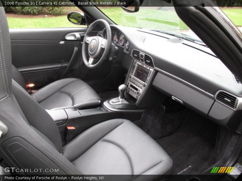 Basalt Black Metallic / Black 2008 Porsche 911 Carrera 4S Cabriolet
