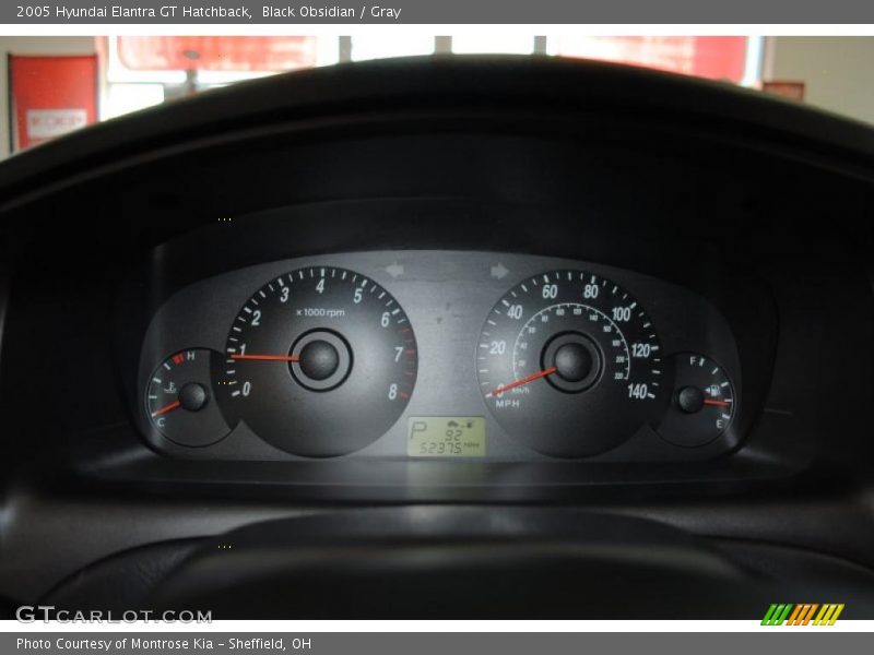 Black Obsidian / Gray 2005 Hyundai Elantra GT Hatchback