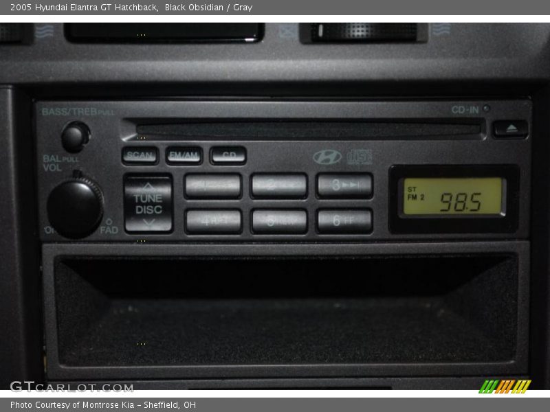 Black Obsidian / Gray 2005 Hyundai Elantra GT Hatchback