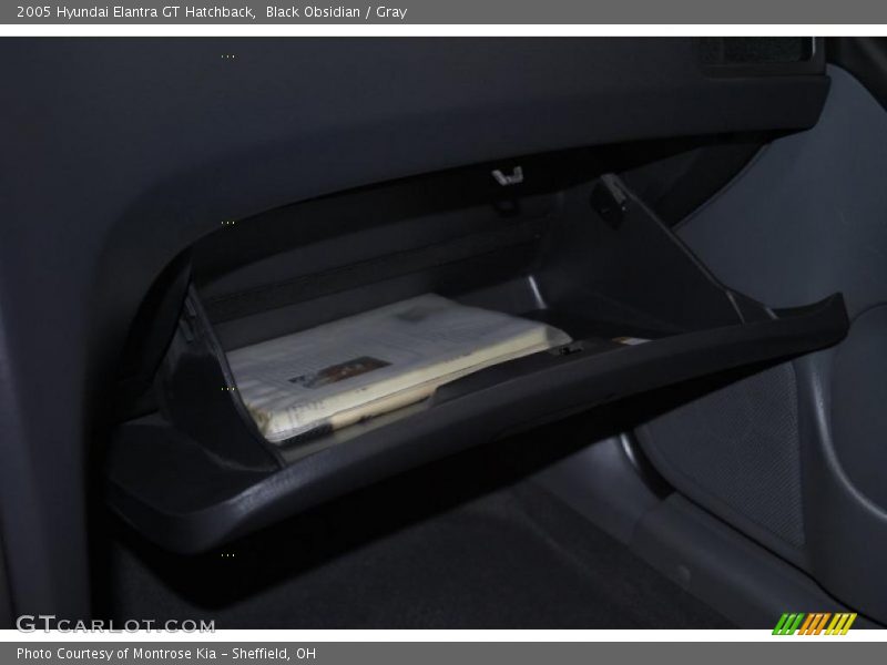 Black Obsidian / Gray 2005 Hyundai Elantra GT Hatchback