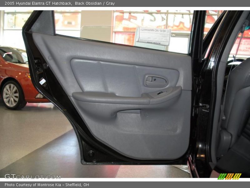 Black Obsidian / Gray 2005 Hyundai Elantra GT Hatchback