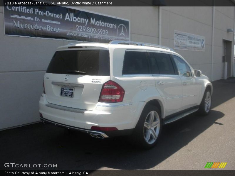 Arctic White / Cashmere 2010 Mercedes-Benz GL 550 4Matic