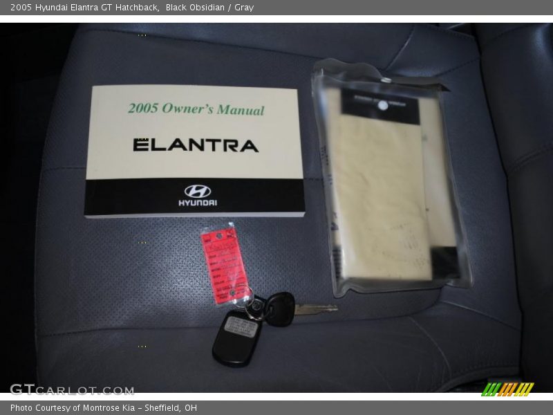 Black Obsidian / Gray 2005 Hyundai Elantra GT Hatchback