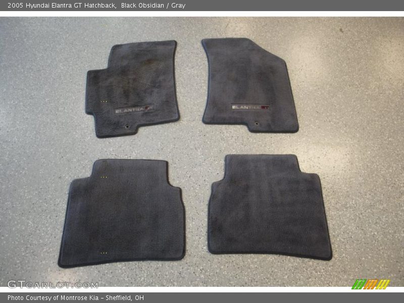 Black Obsidian / Gray 2005 Hyundai Elantra GT Hatchback