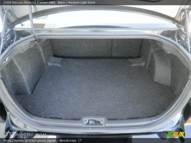 Black / Medium Light Stone 2008 Mercury Milan V6 Premier AWD
