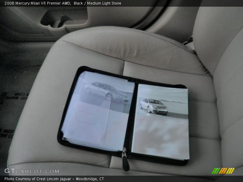 Black / Medium Light Stone 2008 Mercury Milan V6 Premier AWD