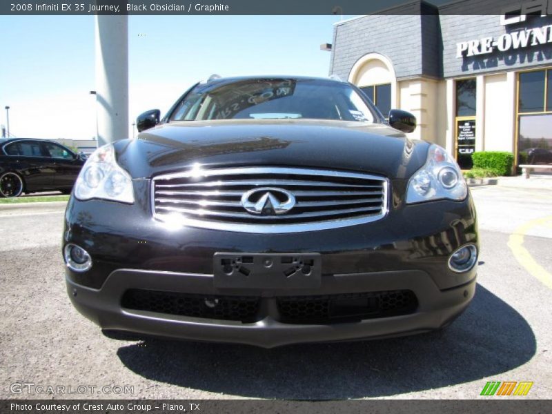 Black Obsidian / Graphite 2008 Infiniti EX 35 Journey