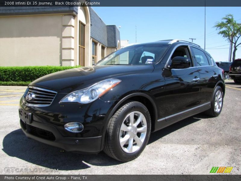 Black Obsidian / Graphite 2008 Infiniti EX 35 Journey