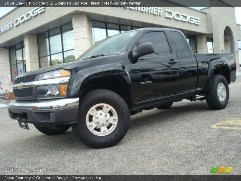 Black / Medium Dark Pewter 2004 Chevrolet Colorado LS Extended Cab 4x4