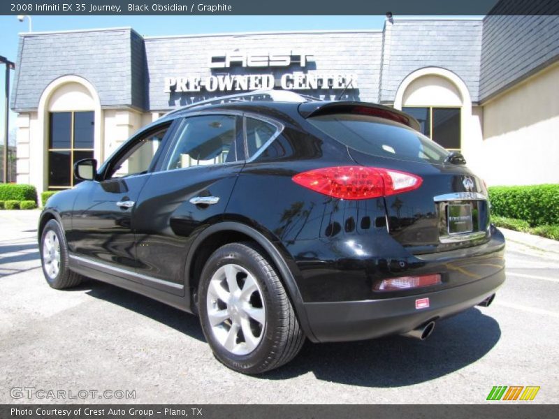 Black Obsidian / Graphite 2008 Infiniti EX 35 Journey