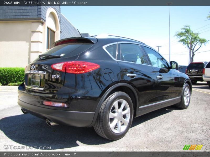 Black Obsidian / Graphite 2008 Infiniti EX 35 Journey