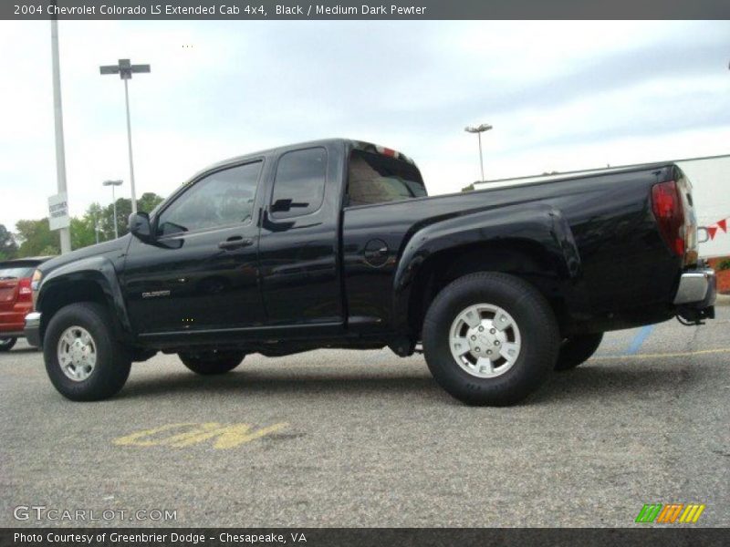 Black / Medium Dark Pewter 2004 Chevrolet Colorado LS Extended Cab 4x4