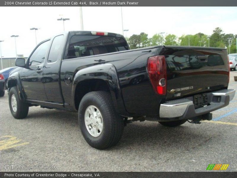 Black / Medium Dark Pewter 2004 Chevrolet Colorado LS Extended Cab 4x4