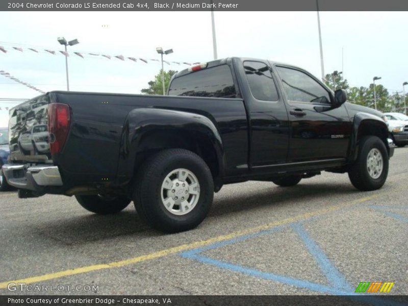 Black / Medium Dark Pewter 2004 Chevrolet Colorado LS Extended Cab 4x4