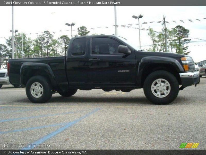 Black / Medium Dark Pewter 2004 Chevrolet Colorado LS Extended Cab 4x4
