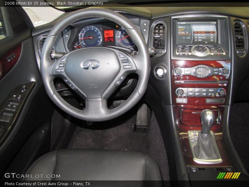 Black Obsidian / Graphite 2008 Infiniti EX 35 Journey