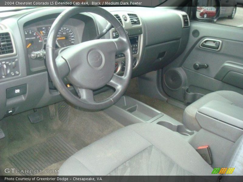 Black / Medium Dark Pewter 2004 Chevrolet Colorado LS Extended Cab 4x4