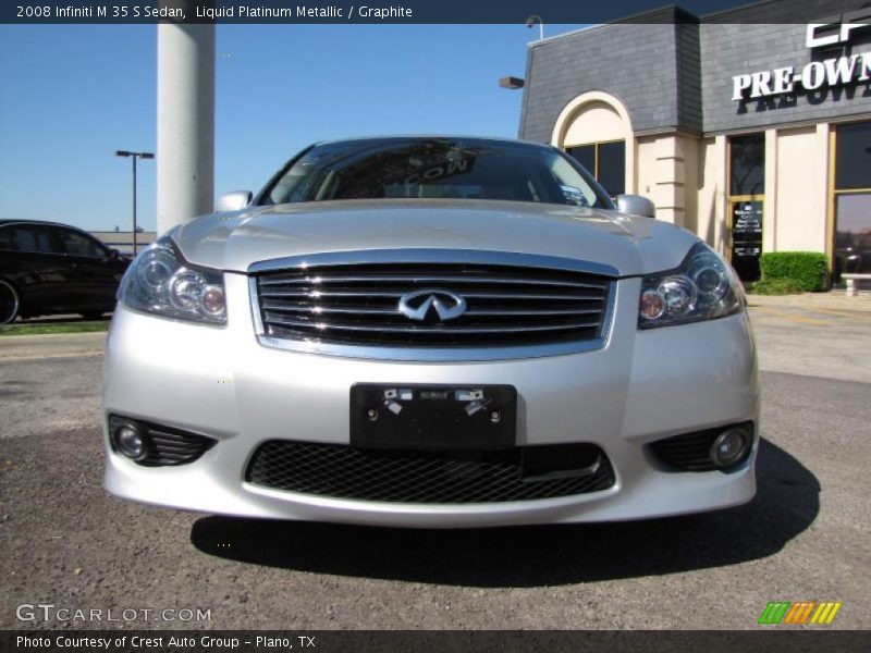 Liquid Platinum Metallic / Graphite 2008 Infiniti M 35 S Sedan