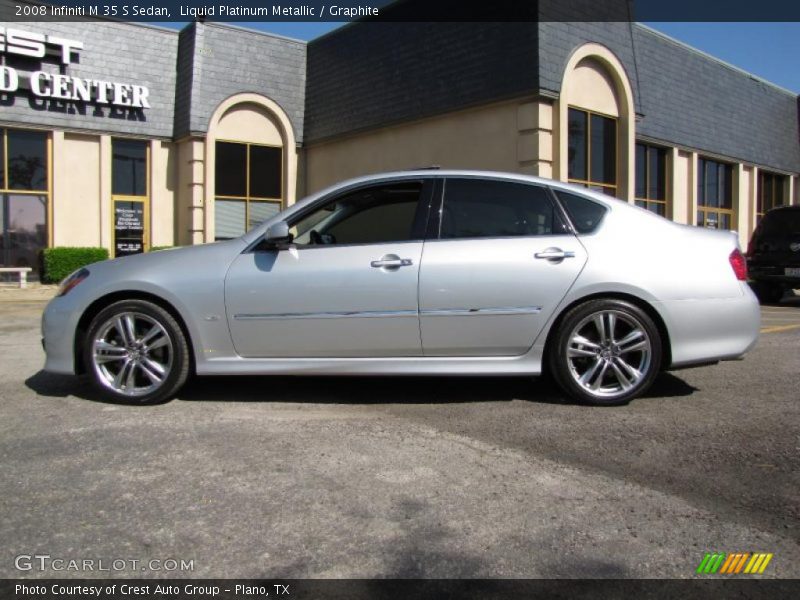 Liquid Platinum Metallic / Graphite 2008 Infiniti M 35 S Sedan