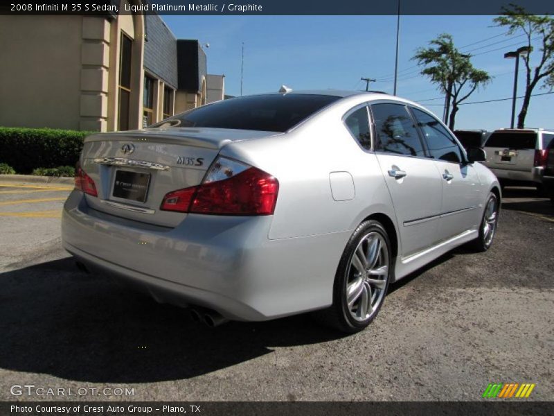 Liquid Platinum Metallic / Graphite 2008 Infiniti M 35 S Sedan