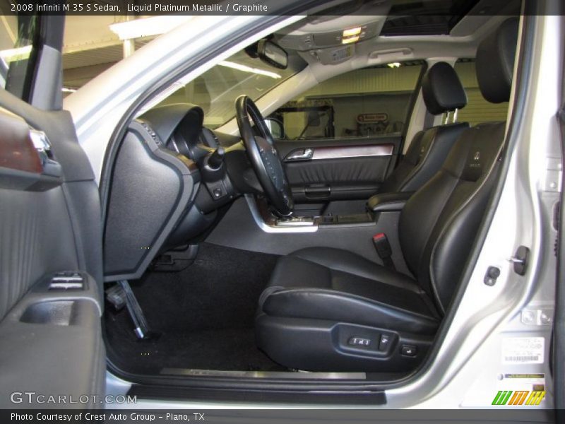 Liquid Platinum Metallic / Graphite 2008 Infiniti M 35 S Sedan