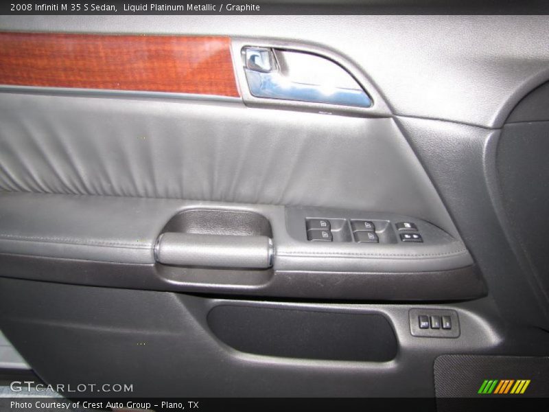 Liquid Platinum Metallic / Graphite 2008 Infiniti M 35 S Sedan