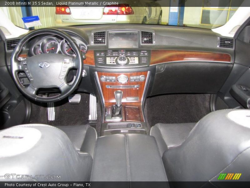 Liquid Platinum Metallic / Graphite 2008 Infiniti M 35 S Sedan