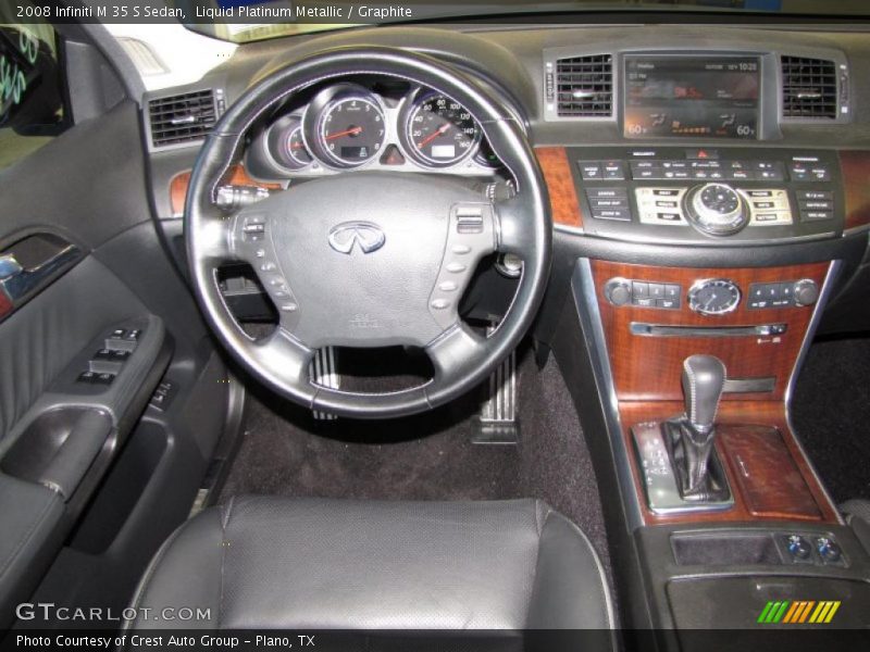 Liquid Platinum Metallic / Graphite 2008 Infiniti M 35 S Sedan