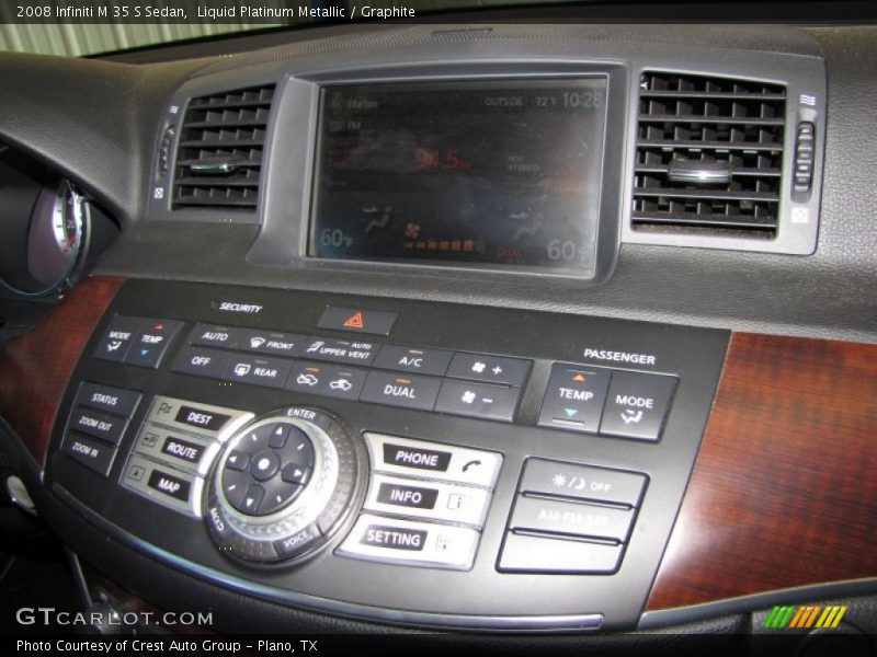 Liquid Platinum Metallic / Graphite 2008 Infiniti M 35 S Sedan