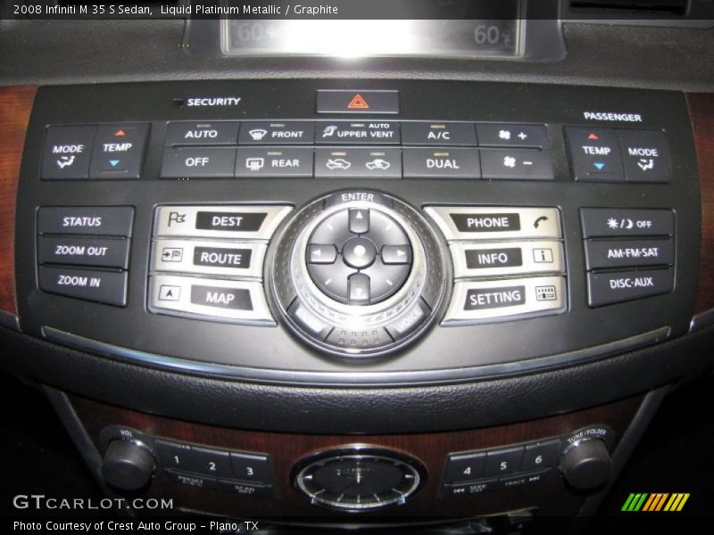 Liquid Platinum Metallic / Graphite 2008 Infiniti M 35 S Sedan