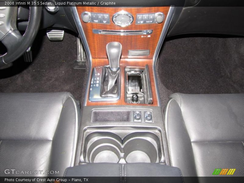 Liquid Platinum Metallic / Graphite 2008 Infiniti M 35 S Sedan
