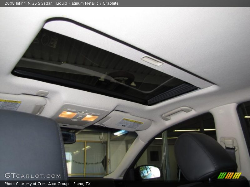 Liquid Platinum Metallic / Graphite 2008 Infiniti M 35 S Sedan