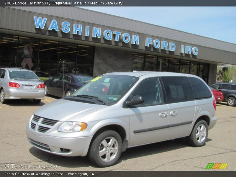 Bright Silver Metallic / Medium Slate Gray 2006 Dodge Caravan SXT