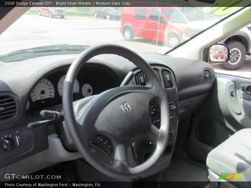 Bright Silver Metallic / Medium Slate Gray 2006 Dodge Caravan SXT