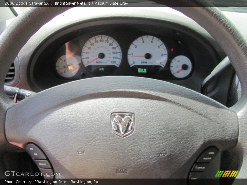 Bright Silver Metallic / Medium Slate Gray 2006 Dodge Caravan SXT