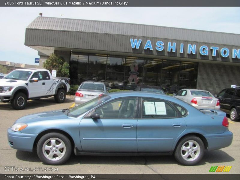 Windveil Blue Metallic / Medium/Dark Flint Grey 2006 Ford Taurus SE