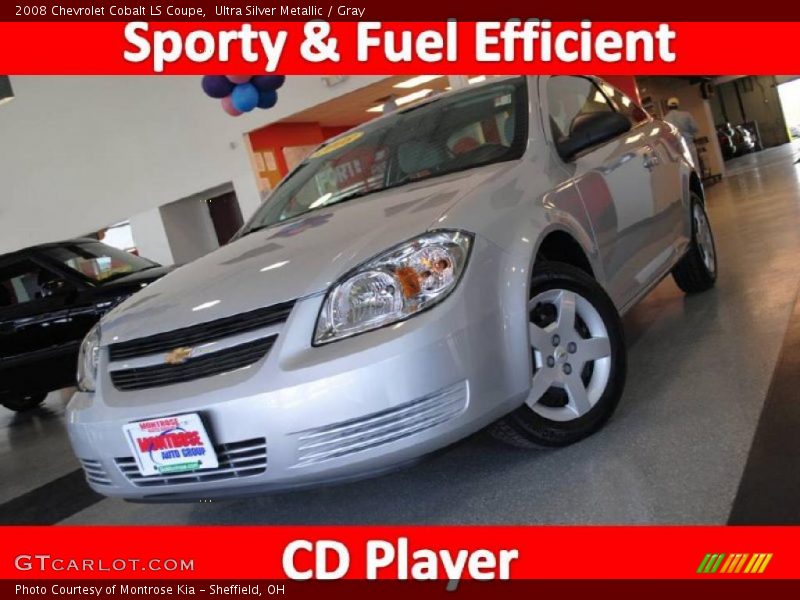 Ultra Silver Metallic / Gray 2008 Chevrolet Cobalt LS Coupe