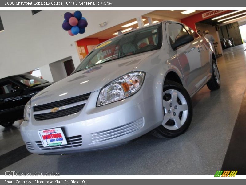 Ultra Silver Metallic / Gray 2008 Chevrolet Cobalt LS Coupe
