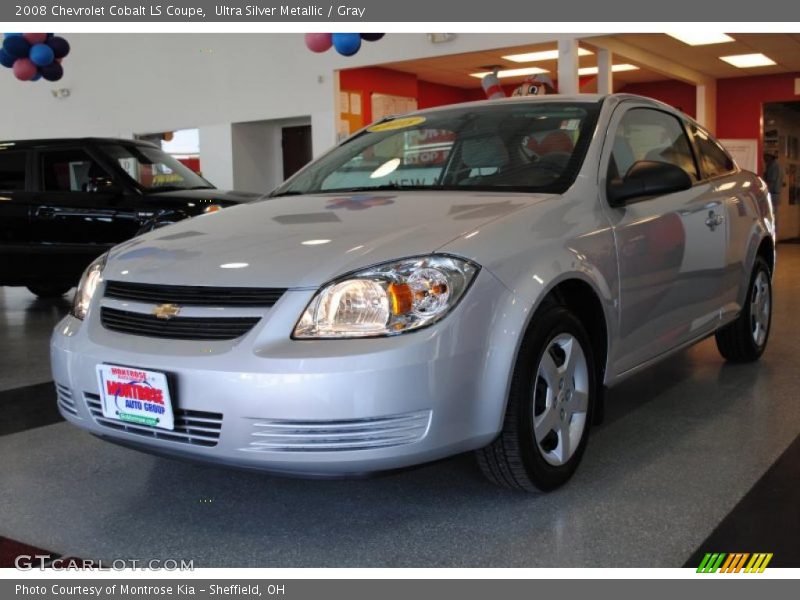 Ultra Silver Metallic / Gray 2008 Chevrolet Cobalt LS Coupe