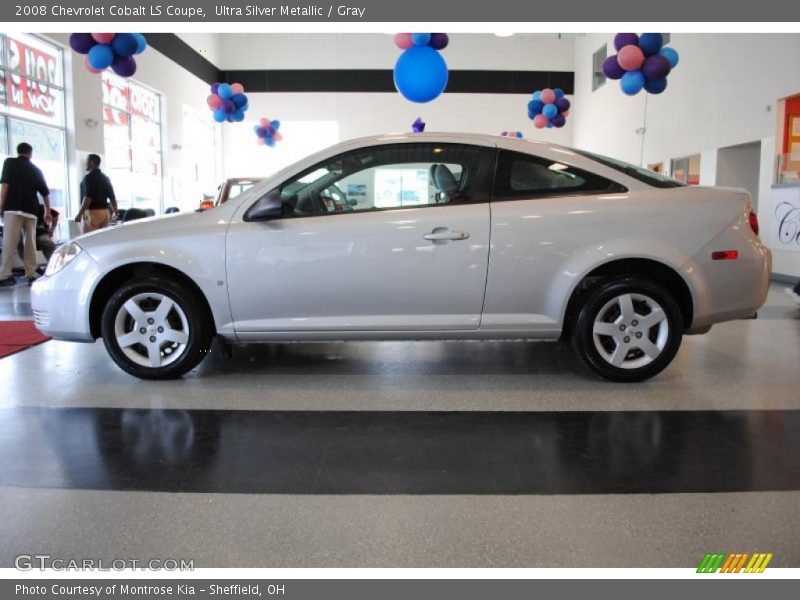Ultra Silver Metallic / Gray 2008 Chevrolet Cobalt LS Coupe