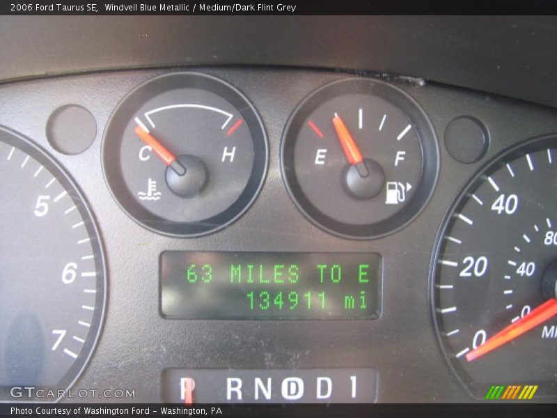 Windveil Blue Metallic / Medium/Dark Flint Grey 2006 Ford Taurus SE