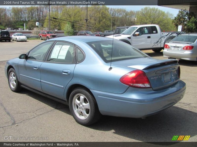 Windveil Blue Metallic / Medium/Dark Flint Grey 2006 Ford Taurus SE