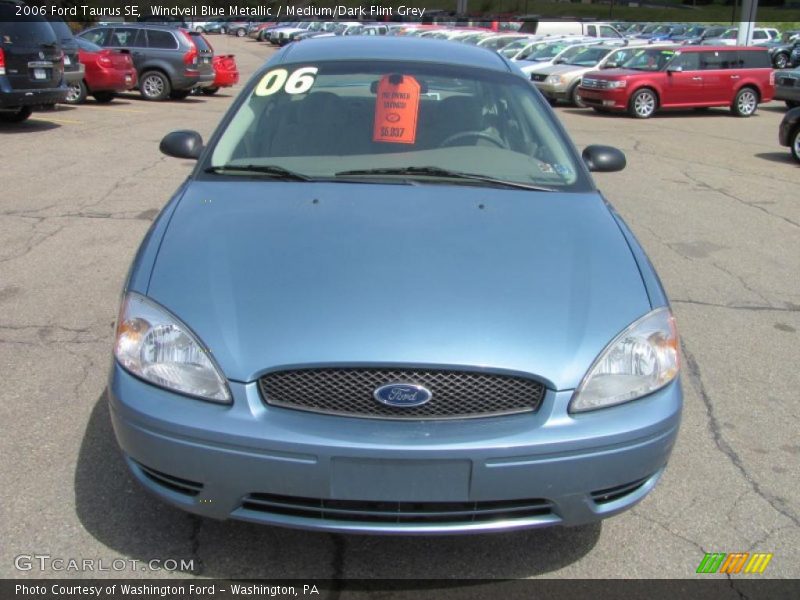 Windveil Blue Metallic / Medium/Dark Flint Grey 2006 Ford Taurus SE