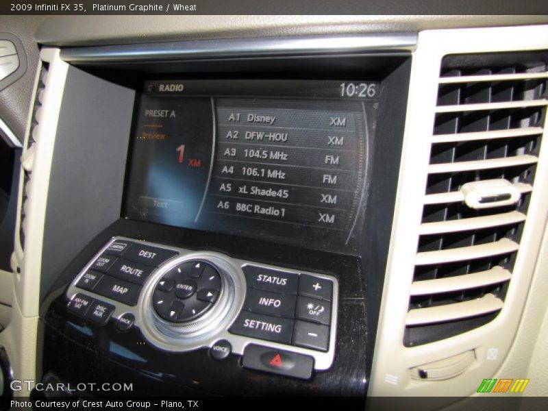 Platinum Graphite / Wheat 2009 Infiniti FX 35