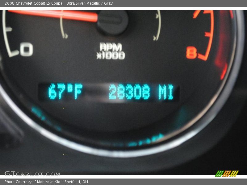 Ultra Silver Metallic / Gray 2008 Chevrolet Cobalt LS Coupe