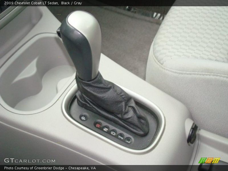 Black / Gray 2009 Chevrolet Cobalt LT Sedan