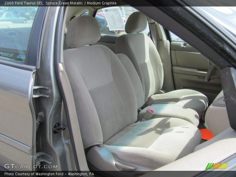 Spruce Green Metallic / Medium Graphite 2003 Ford Taurus SES