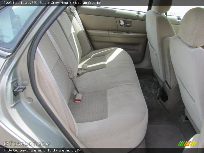 Spruce Green Metallic / Medium Graphite 2003 Ford Taurus SES